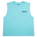 Landscape Muscle T Shirt Faded Marine Blue