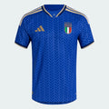 adidas Italy Home Authentic Mens Soccer Jersey 26 Blue