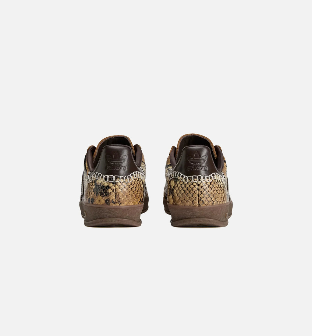 Wales Bonner x Gazelle Snake Mens Lifestyle Shoe Metallic Gold Dark Brown Wonder White