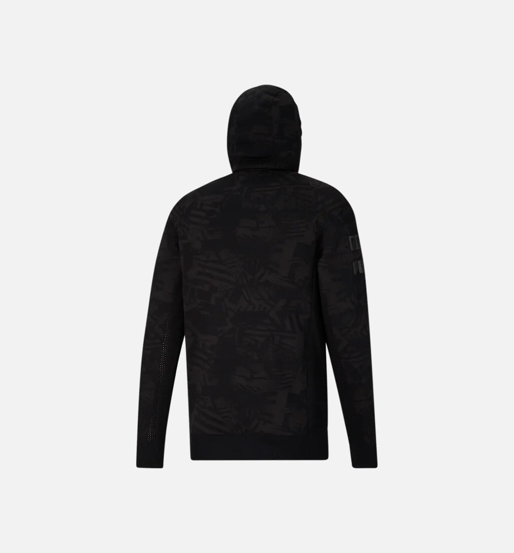 Nemen Scuba Knit Mens Long Sleeve Shirt Black