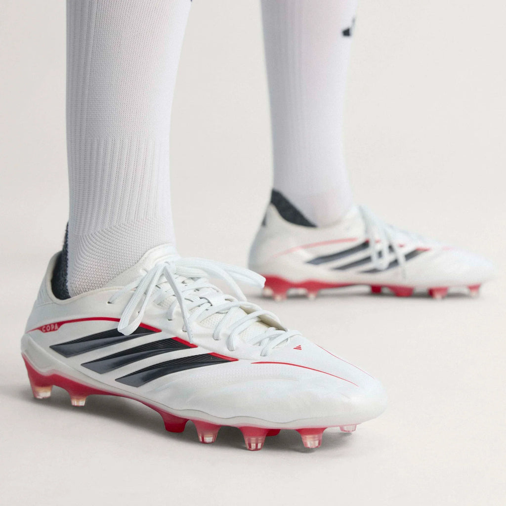 adidas Copa Pure IV Elite FG Firm Ground Mens Soccer Cleats Zero Metal Black Lucid Red