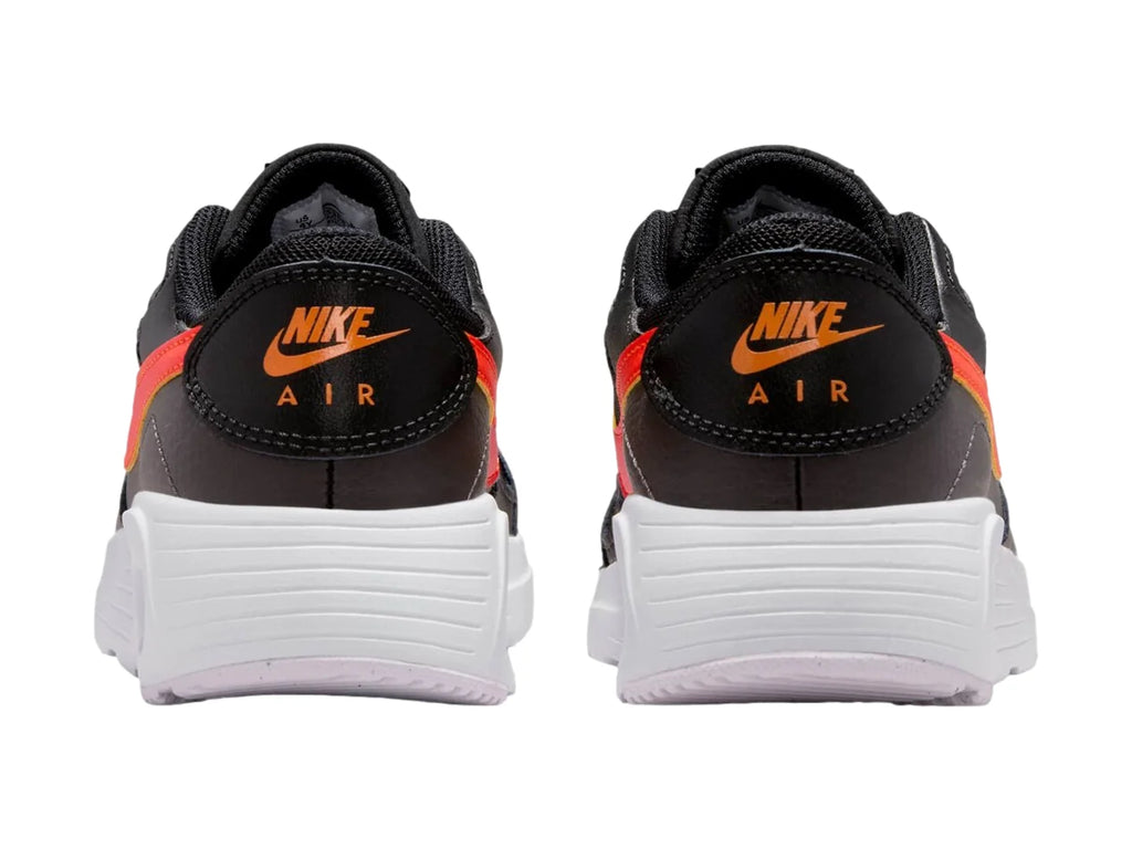 Tenis Nike Air Max SC Negro y Naranja para Niño