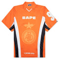 Multi Logo Relaxed Fit Soccer Jersey Orange