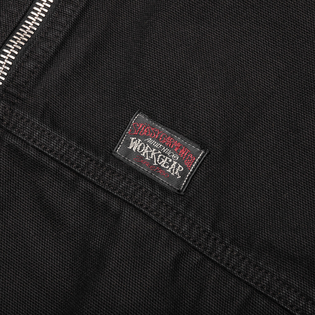 Work Jacket Unlined Canvas Black