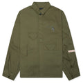 Pockets Boxy Jacket Green