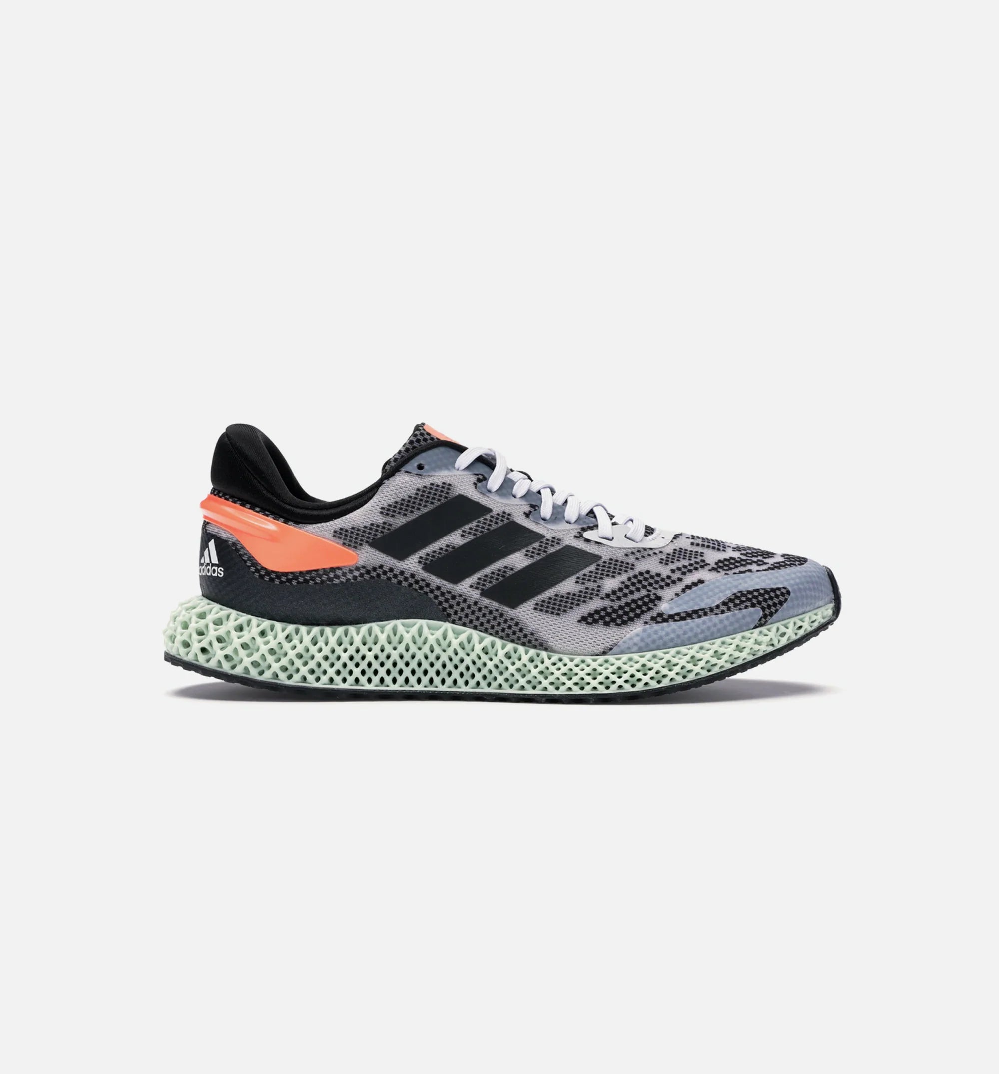 4D Run 10 Mens Running Shoe Footwear White Core Black Signal Coral
