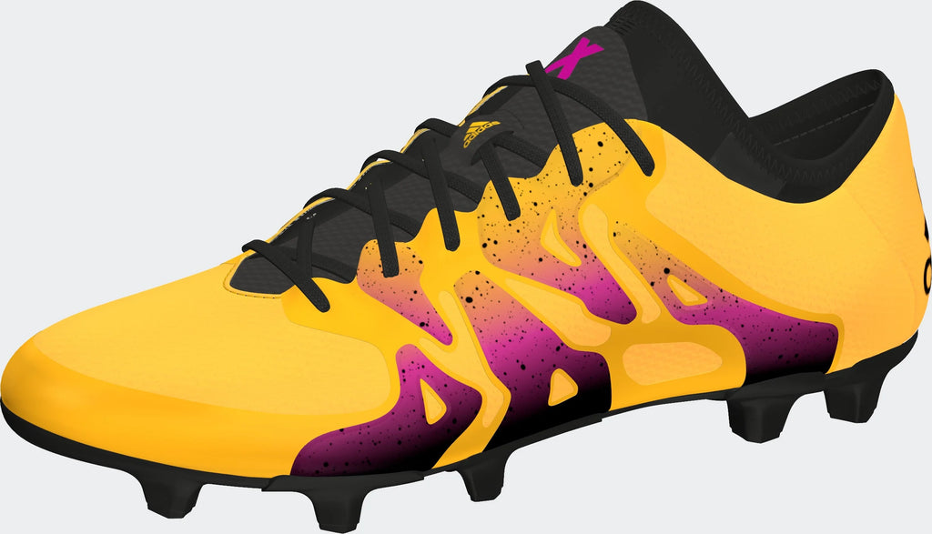 adidas X 151 FG AG Multi Ground Soccer Cleats Solar Gold Black Shock Pink