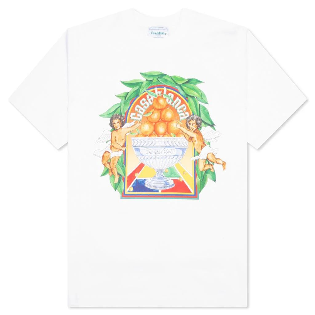 Triomphe DOrange Tee White