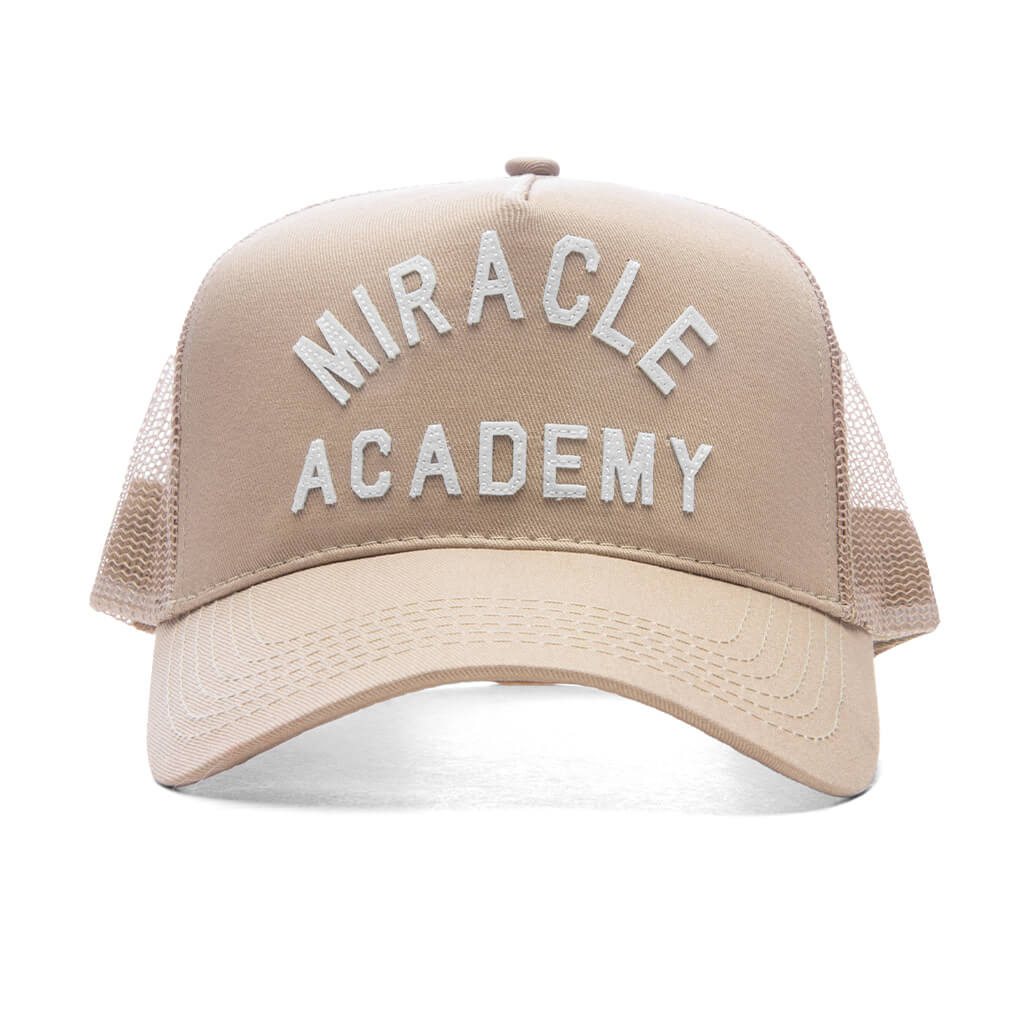 Miracle Academy Trucker Hat Sand