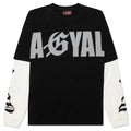 AGYAL Layered T Shirt Black Wash