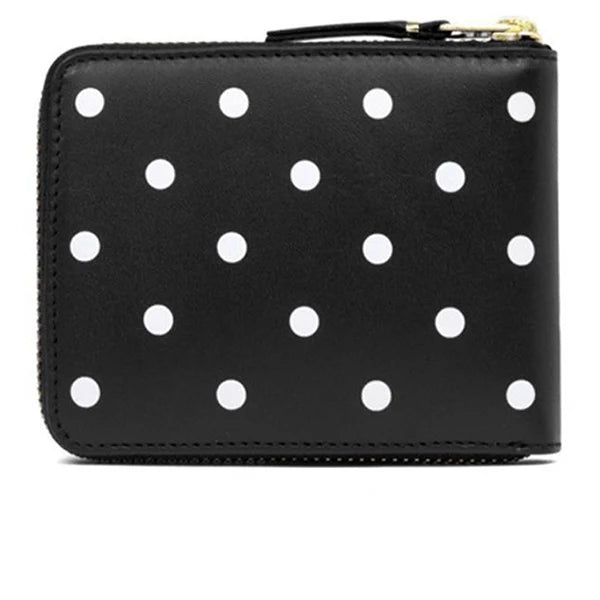 Comme des Garcons Polka Dots Wallet Black
