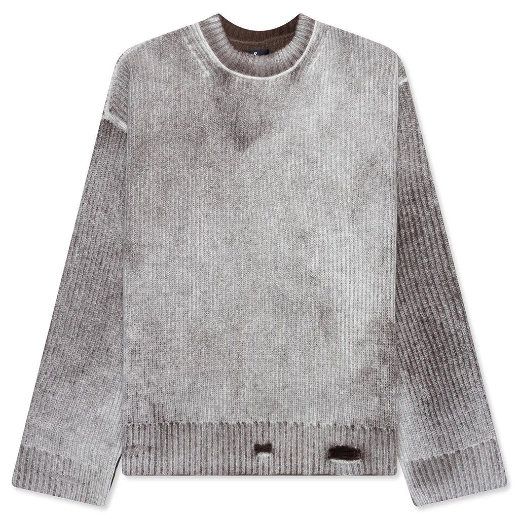 Reversible Fade Out Knit Nero