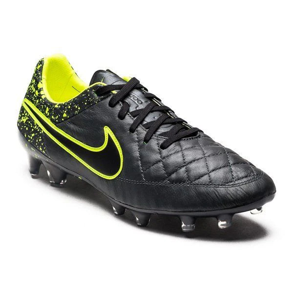 Nike Tiempo Legend V FG Soccer Cleatsh Anthracite Volt