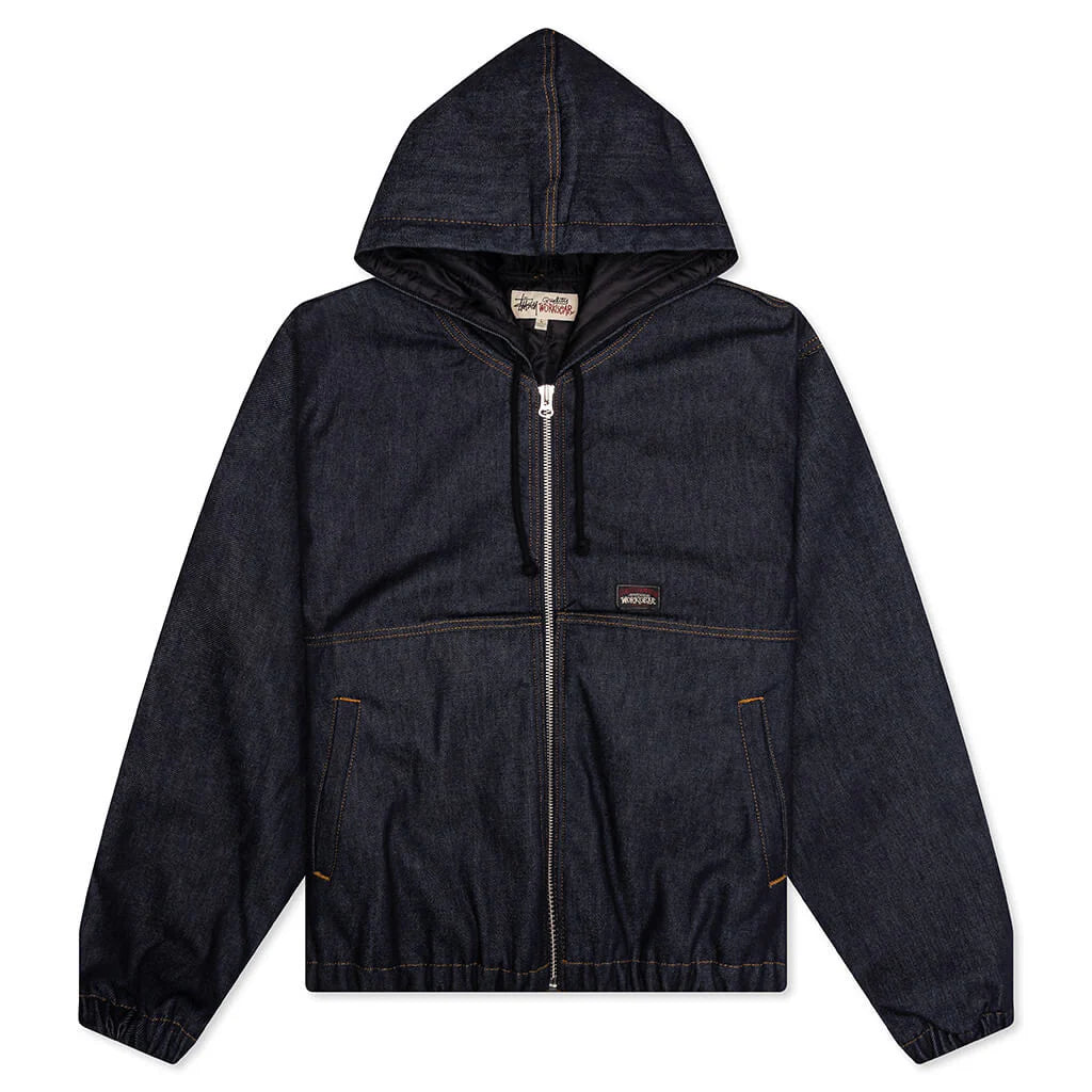 Work Denim Jacket Raw Indigo