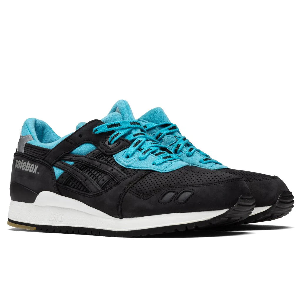 Asics x Solebox Gel Lyte III Blue Carpenter Bee Black Blue DNML