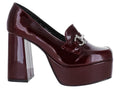 Zapatos de Tacón OYYI Charol Merlot para Mujer