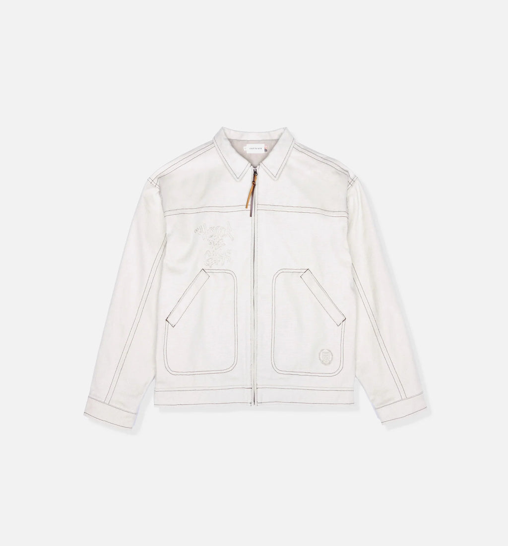 Script Carpenter Mens Jacket Bone