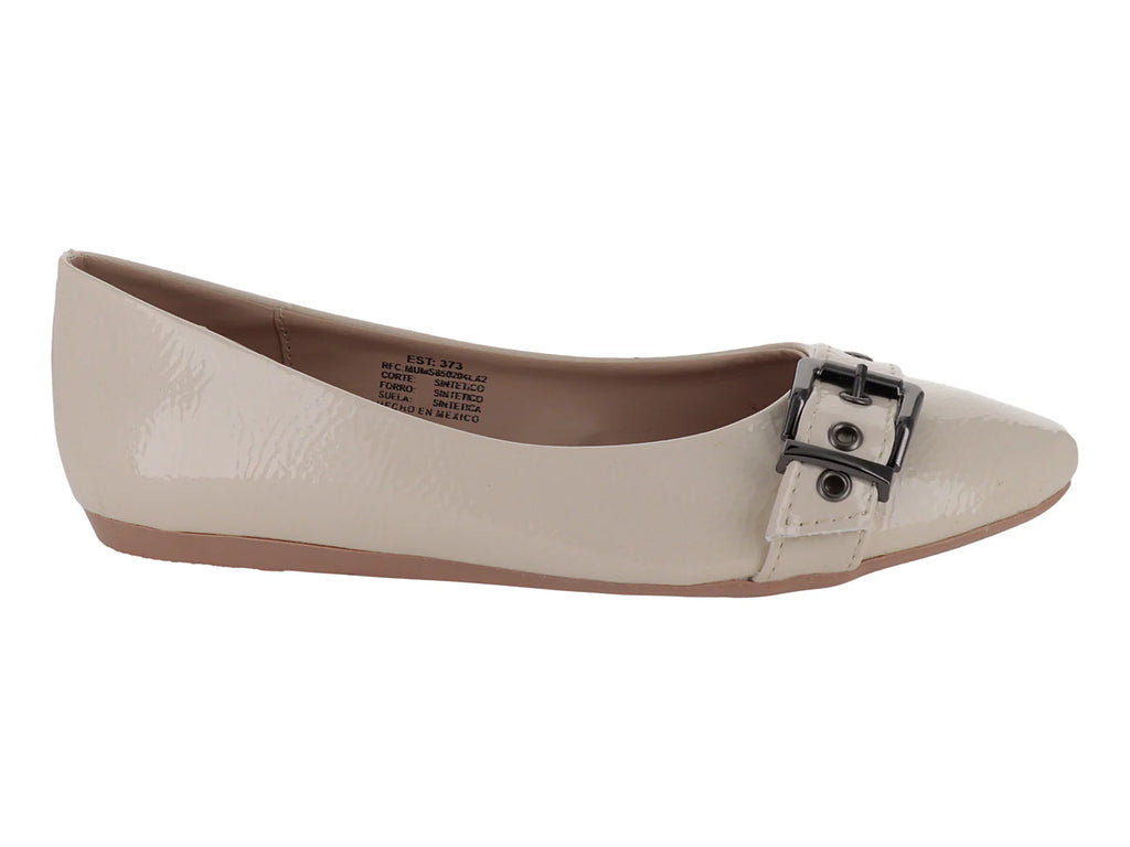 Zapatos Ballerina Luna Rosa Color Latte para Mujer