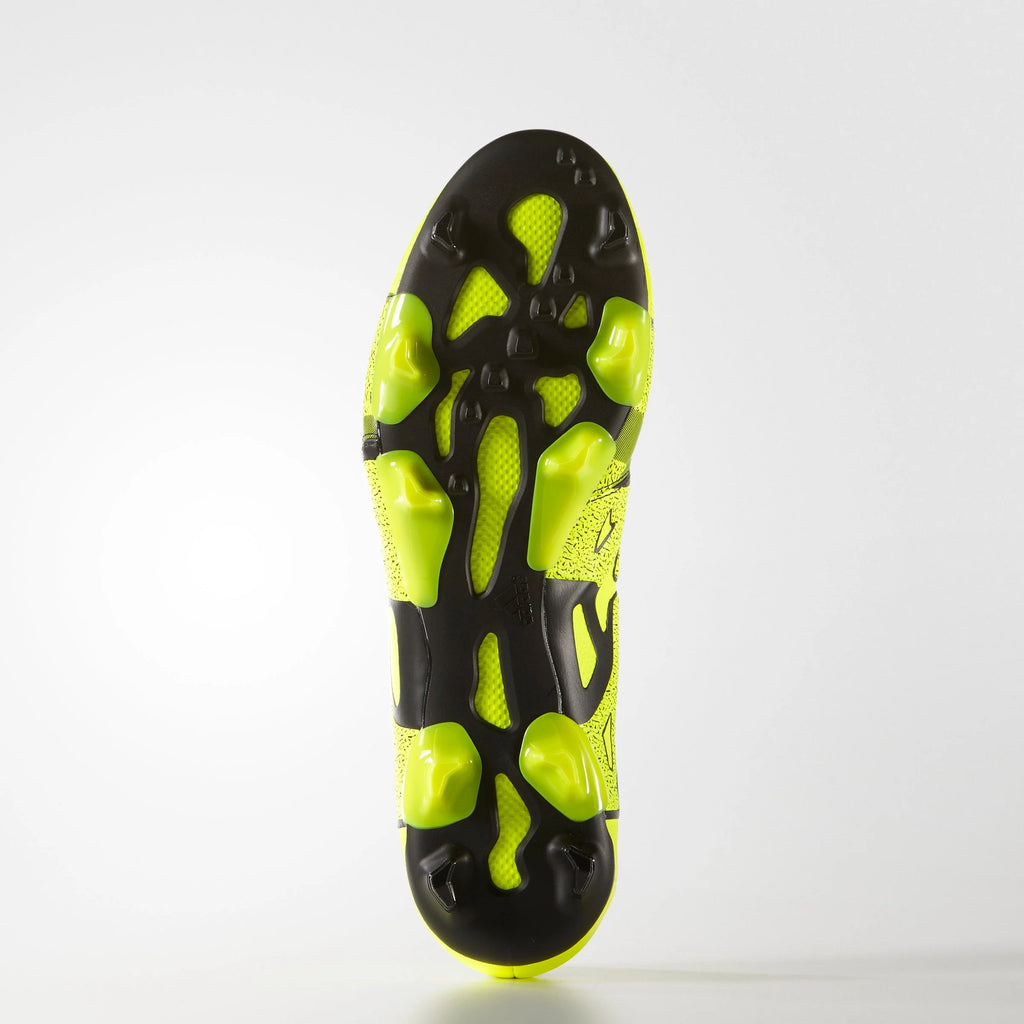 adidas X 151 FG AG Leather Multi Ground Soccer Cleats Solar Yellow Black