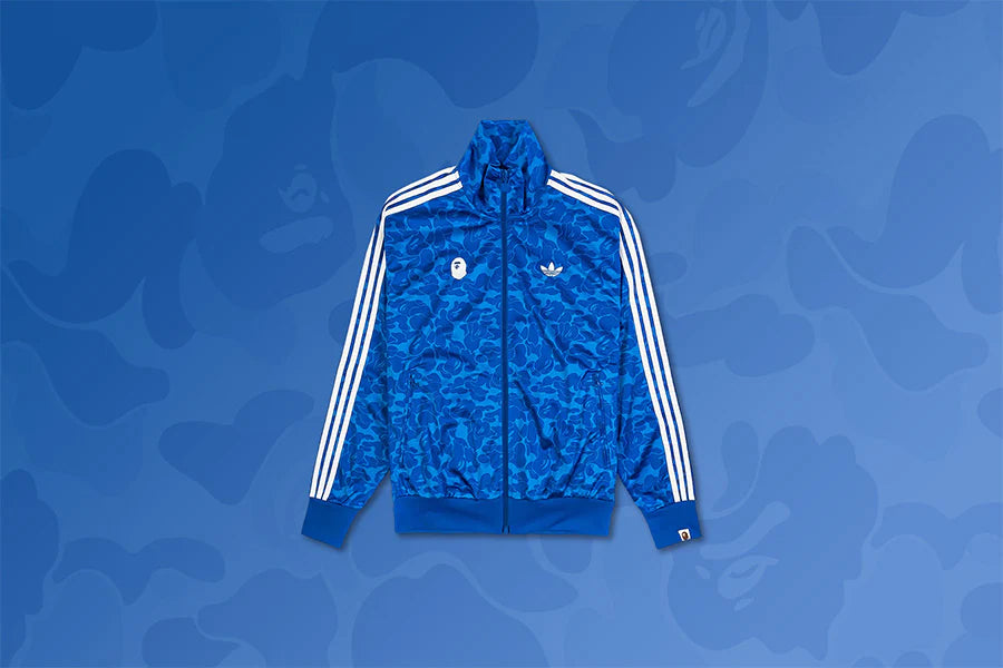 Adidas x BAPE Track Jacket All Over Print Blue
