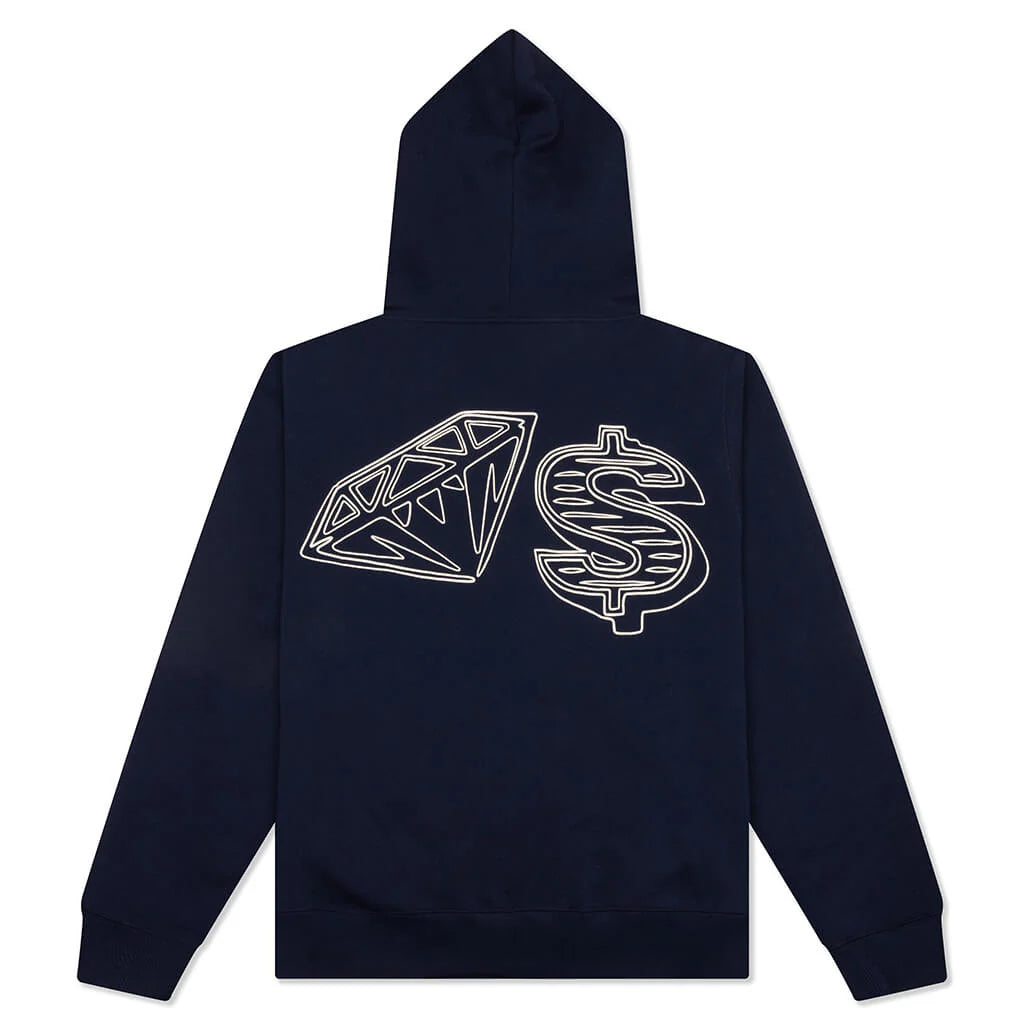 Karat Hoodie Navy Blazer