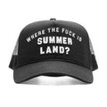 WTFS Trucker Hat Black