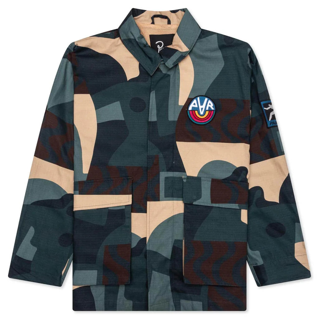 Distorted Camo Jacket Green