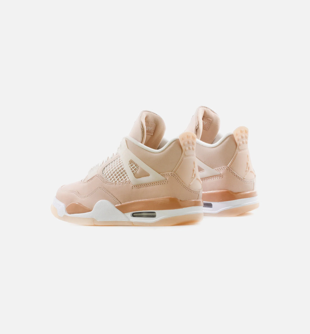 Air Jordan 4 Shimmer Womens Lifestyel Shoe Shimmer Bronze Eclipse Orange Quartz Metallic Silver Limit One Per Customer