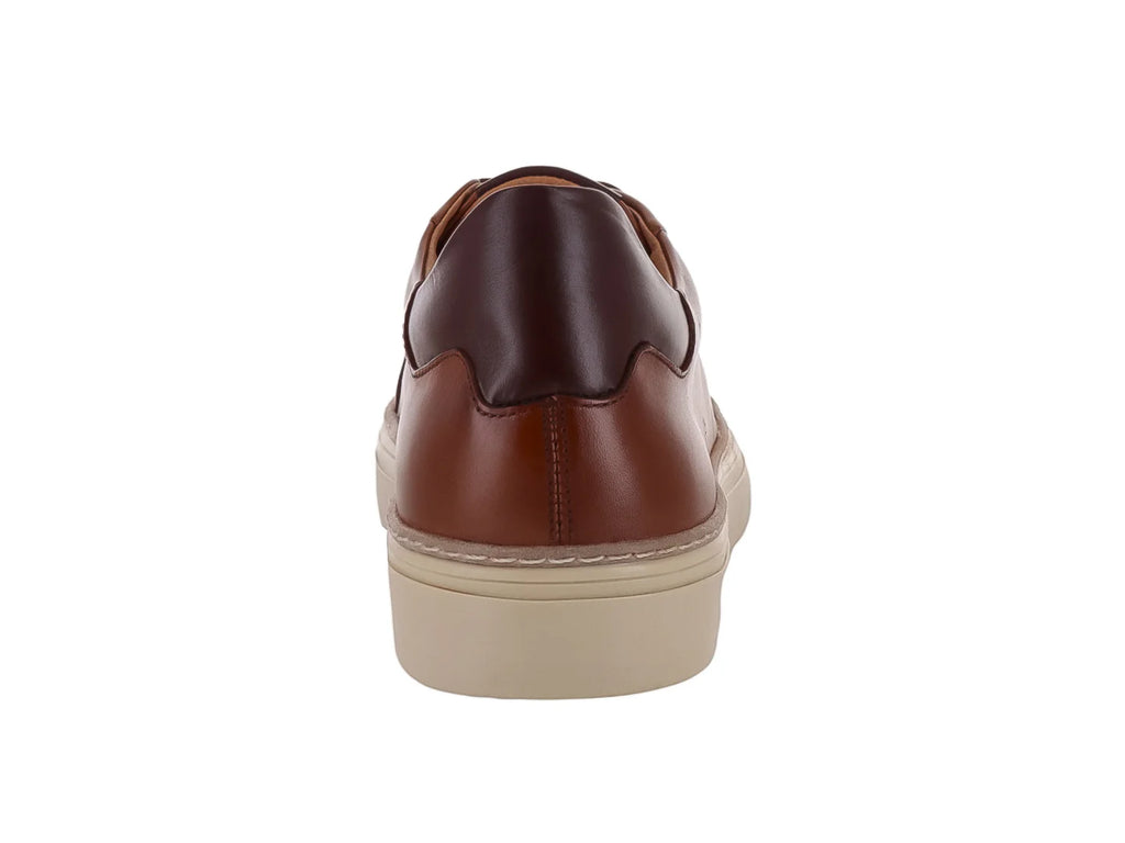 Tenis Gino Cherruti Cuero Canela y Expresso para Hombre