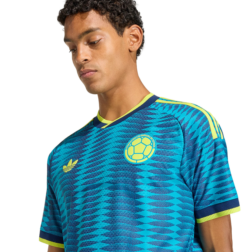 adidas Colombia Away Authentic Mens Soccer Jersey 2026 Mistery Petrol Navy