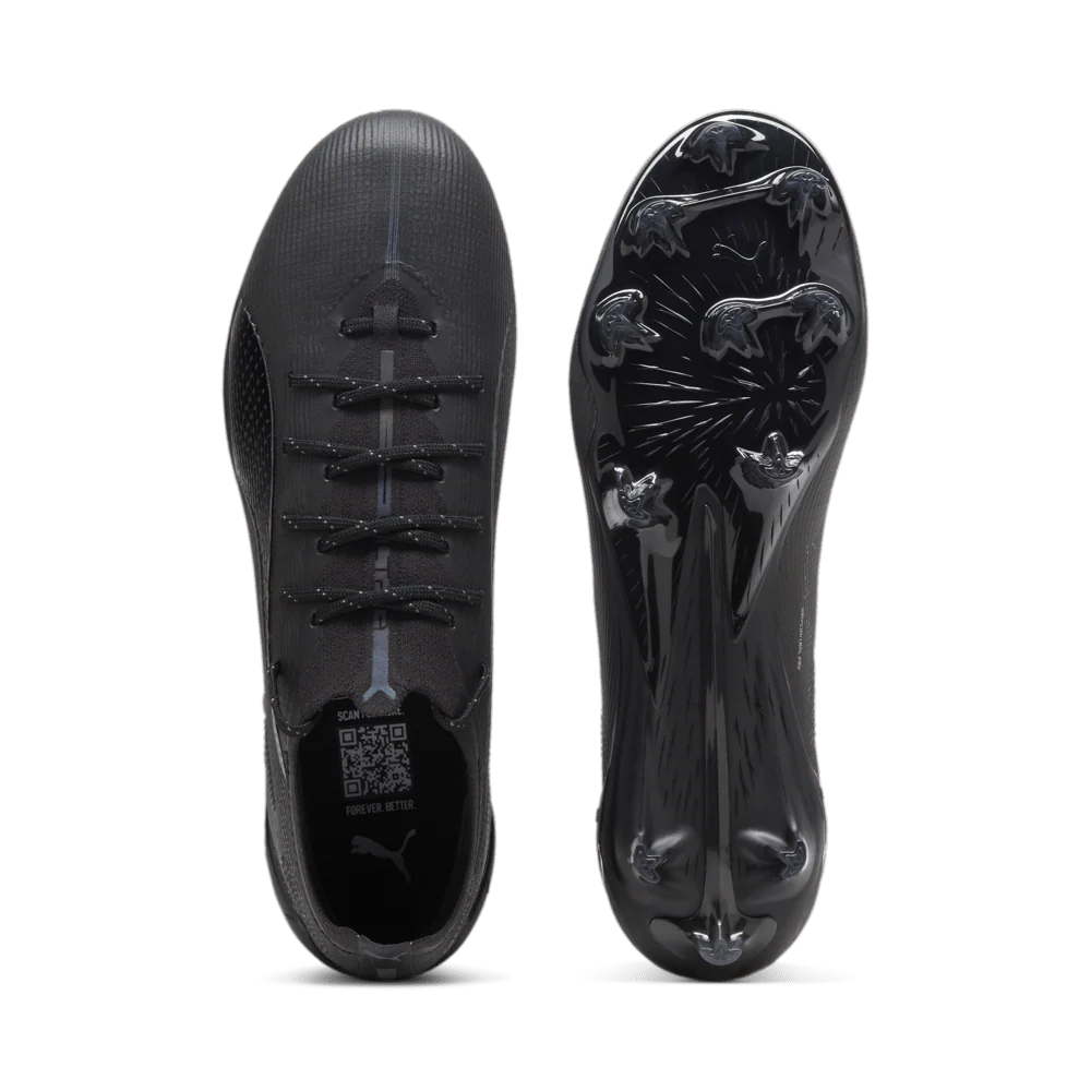PUMA Ultra 5 Ultimate FG Firm Ground Soccer Cleats Black Silver Shadow Grey