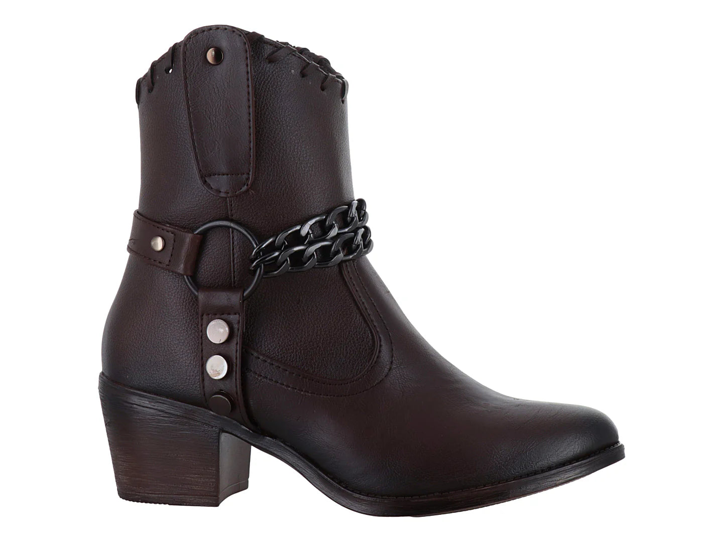 Botines Vaqueros Lady Carolina Moka para Mujer