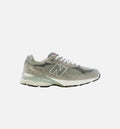 Made in USA 990v3 Mens Running Shoe Grey White