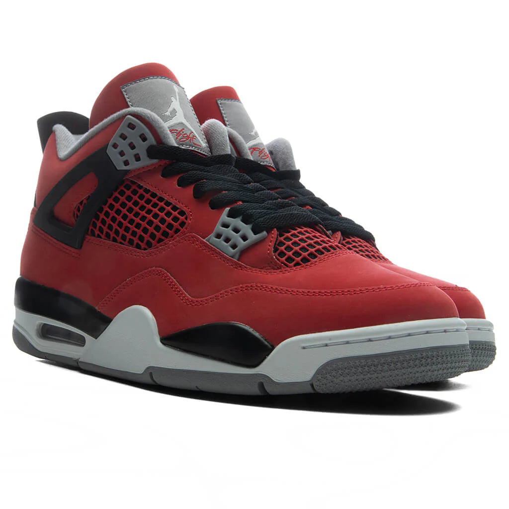 Air Jordan 4 Retro Toro Bravo Fire Red White Black Cement Grey