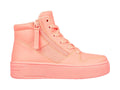 Tenis Skechers Court High Color Coral para Niña