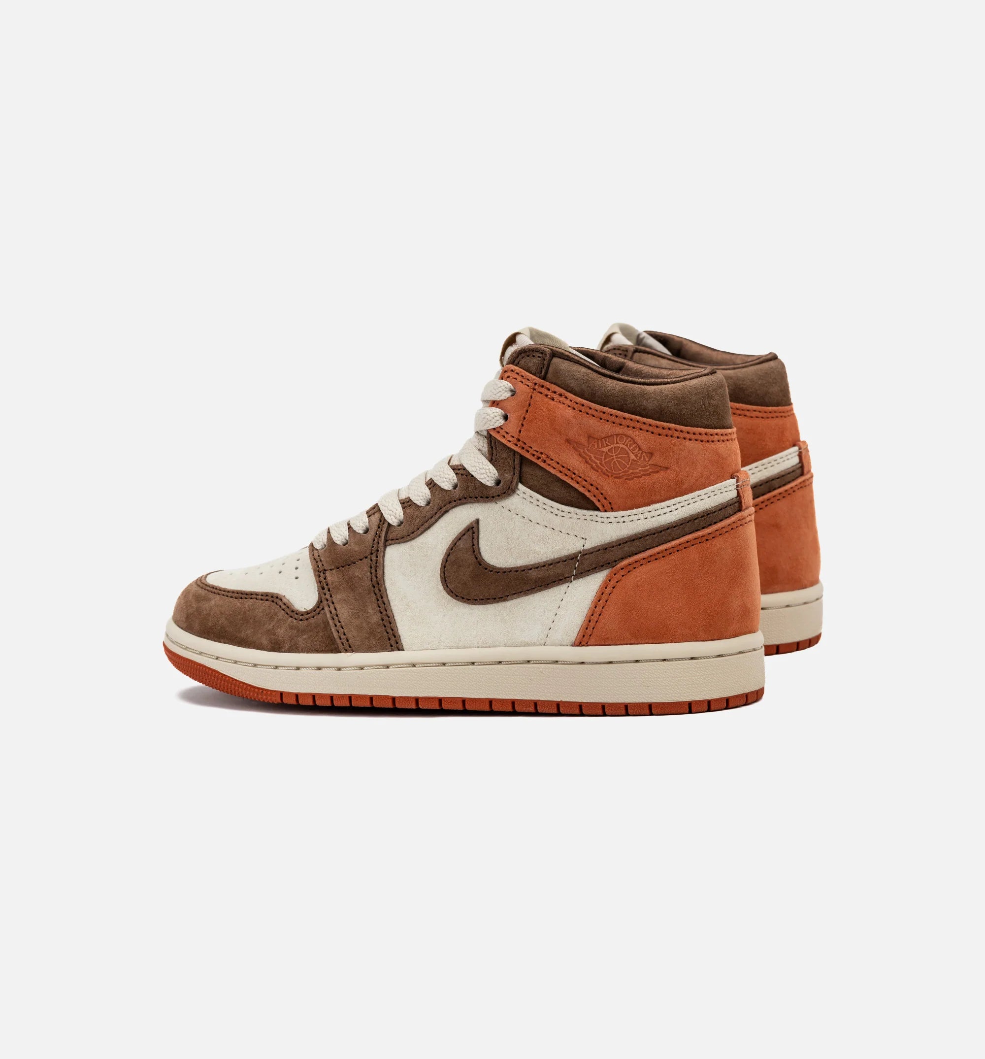 Air Jordan 1 High OG Womens Lifestyle Shoe Dusted Clay Cacao Wow Burnt Sunrise