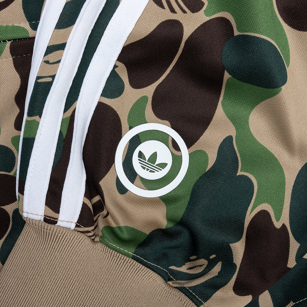 Adidas x BAPE Shark Track Hoodie Crew Green