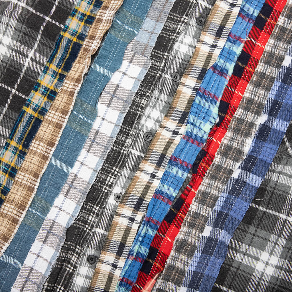 Ribbon Flannel Shirt Assorted