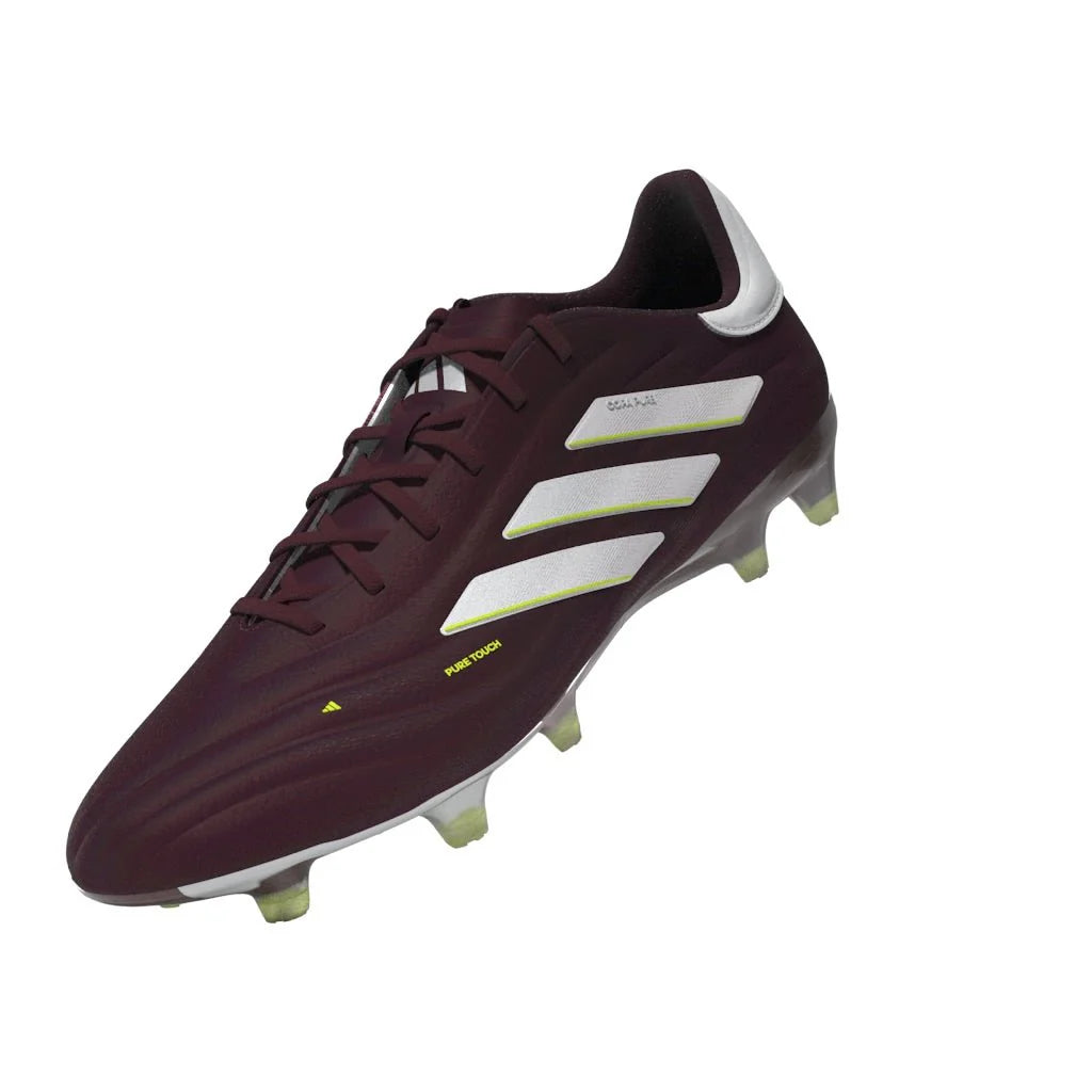 adidas Copa Pure 2 Elite FG Firm Ground Soccer Cleats Shadow Red White Solar Yellow