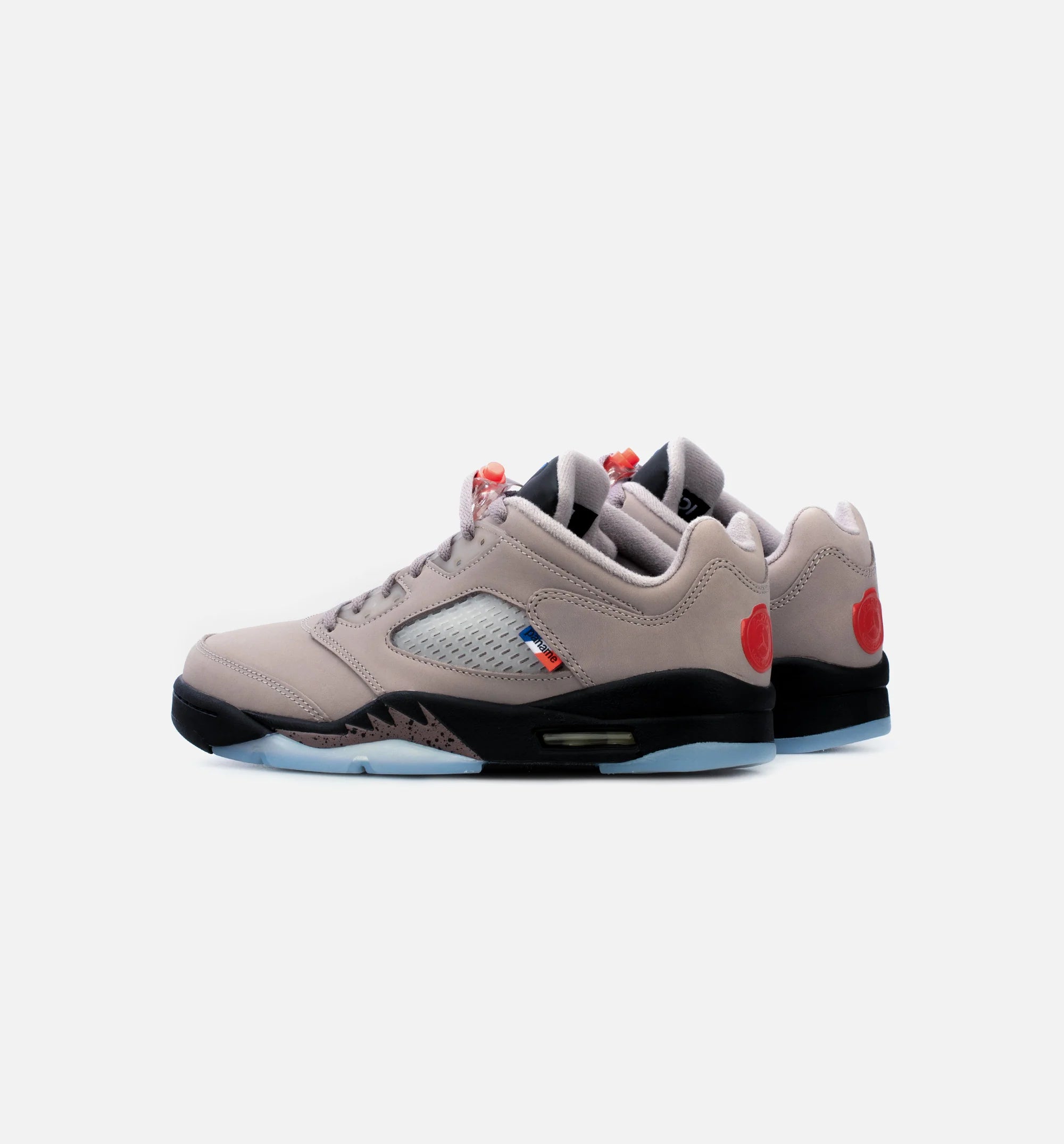 Air Jordan 5 Low x PSG Mens Lifestyle Shoe Grey Purple
