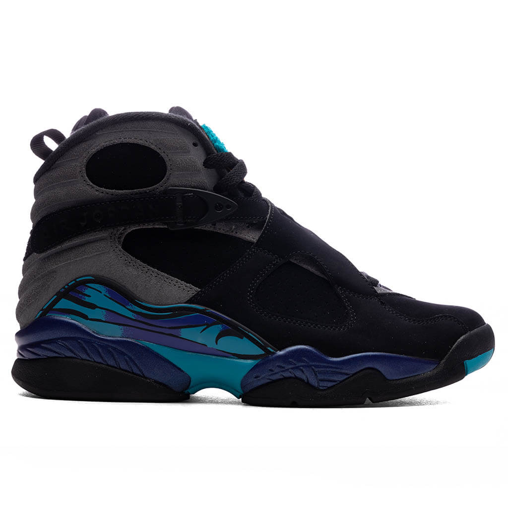 Air Jordan 8 Retro Aqua Black Multi Color