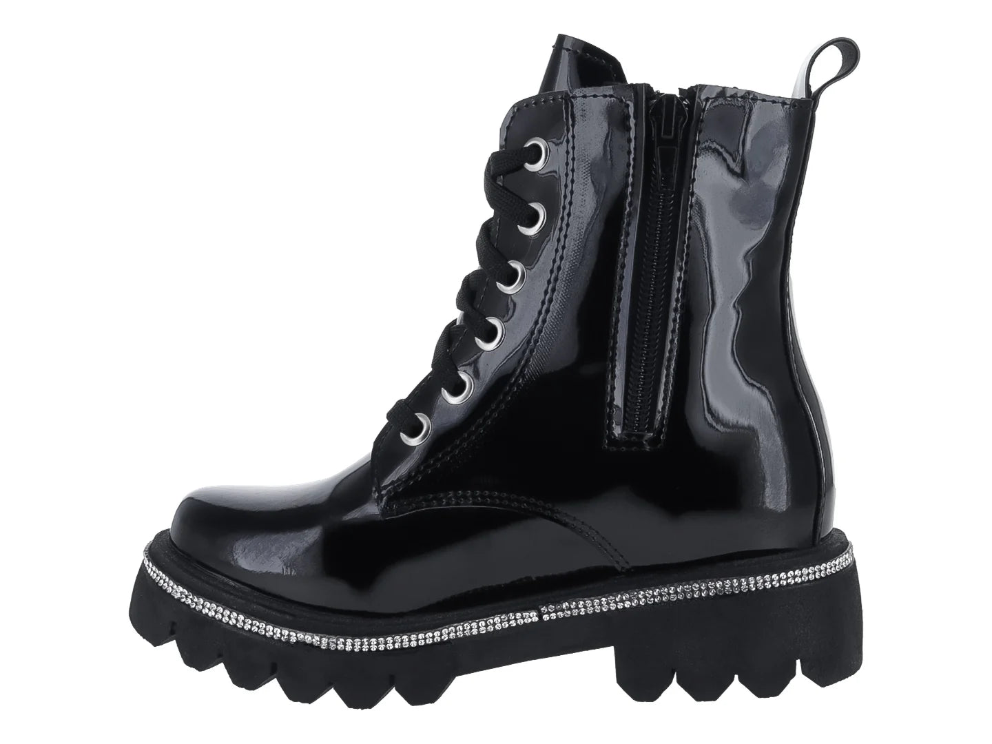 Botas Kassandra de Charol Negro para Niña