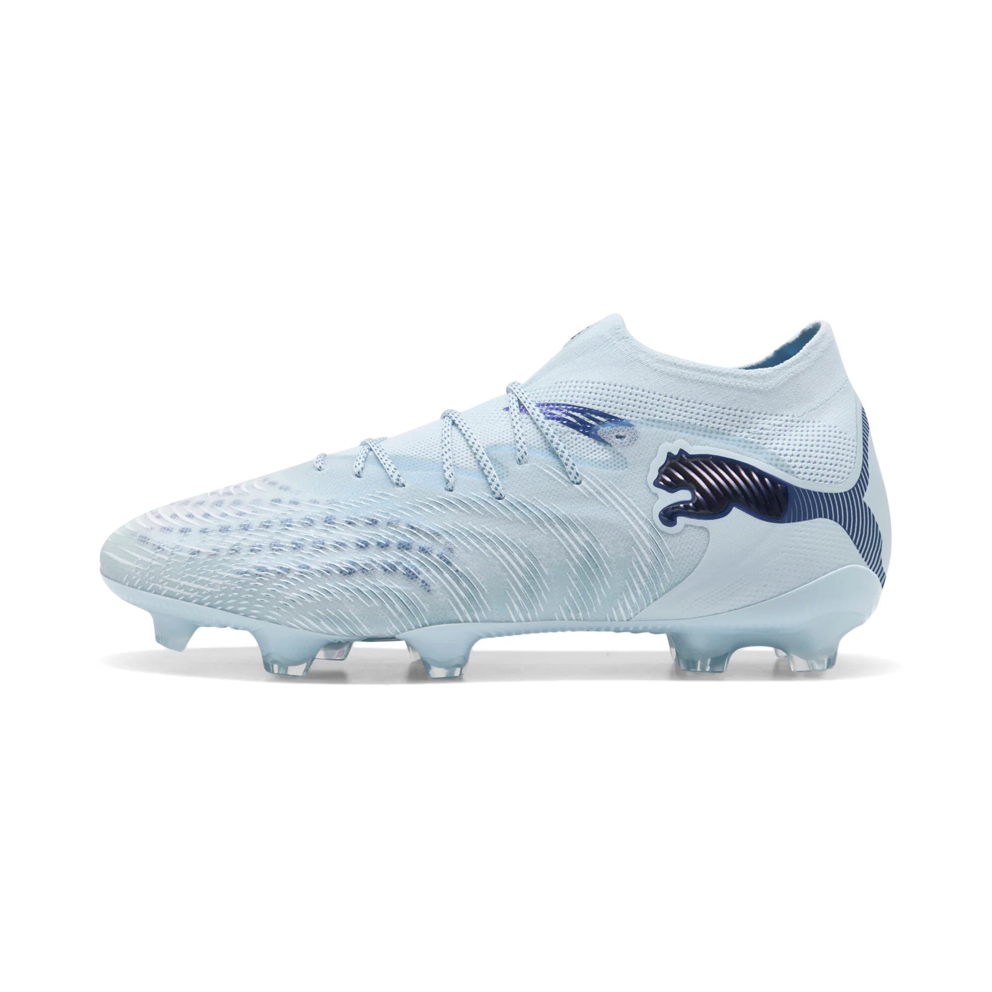 PUMA Future 9 Ultimate FG Firm Ground Mens Soccer Cleats Icy Blue