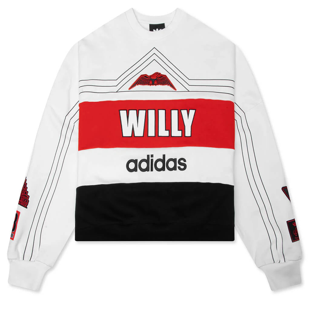Adidas Originals x Willy Chavarria NY Crewneck Sweatshirt Off White