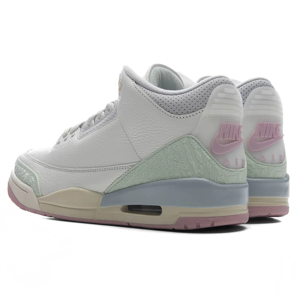 Air Jordan 3 Retro OG Spring is in the Air Sail Jade Aura Aura