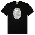 Wild Leopard Pattern Ape Head Relaxed Fit Tee Black