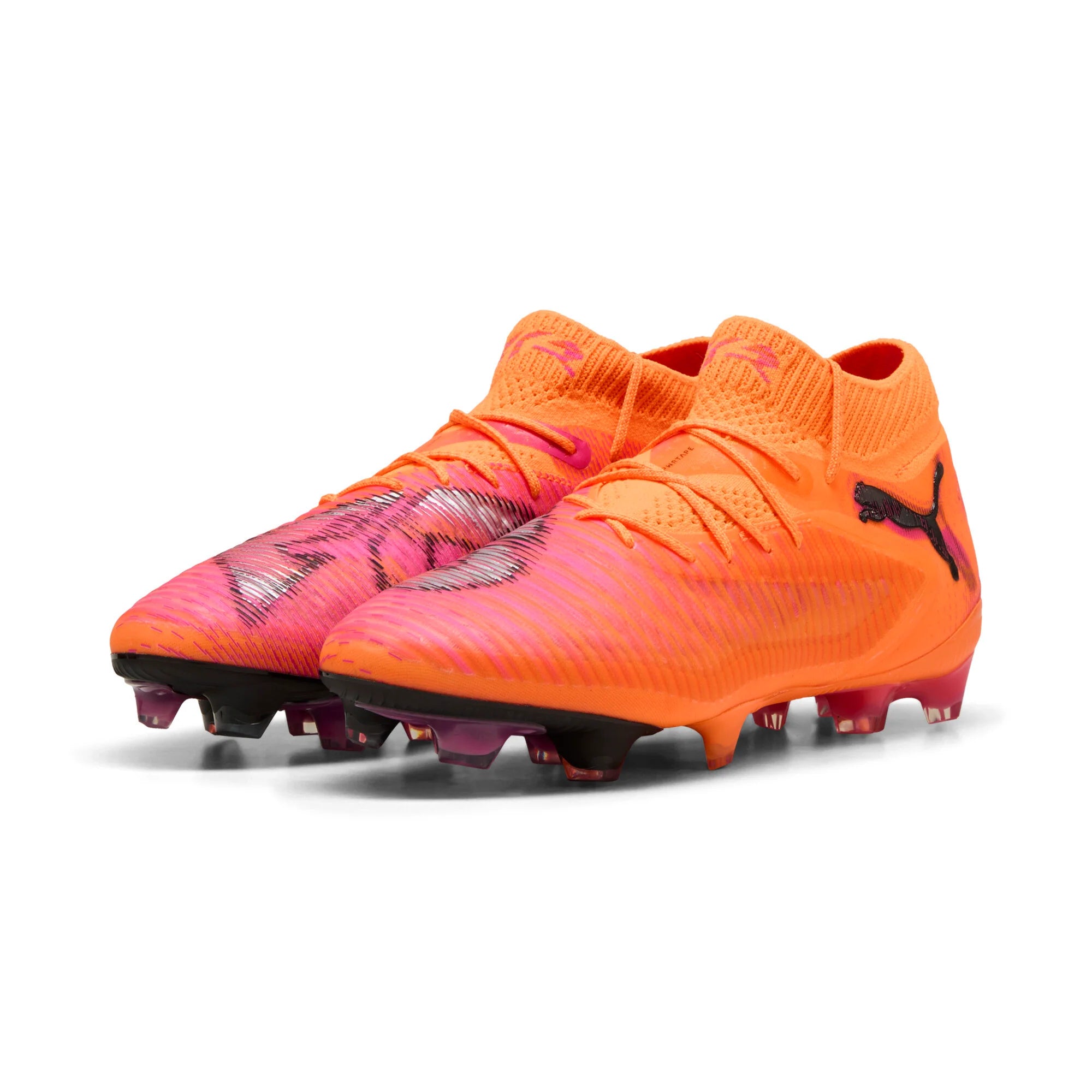 PUMA Future 8 Ultimate FG Womens Soccer Cleats Orange Black