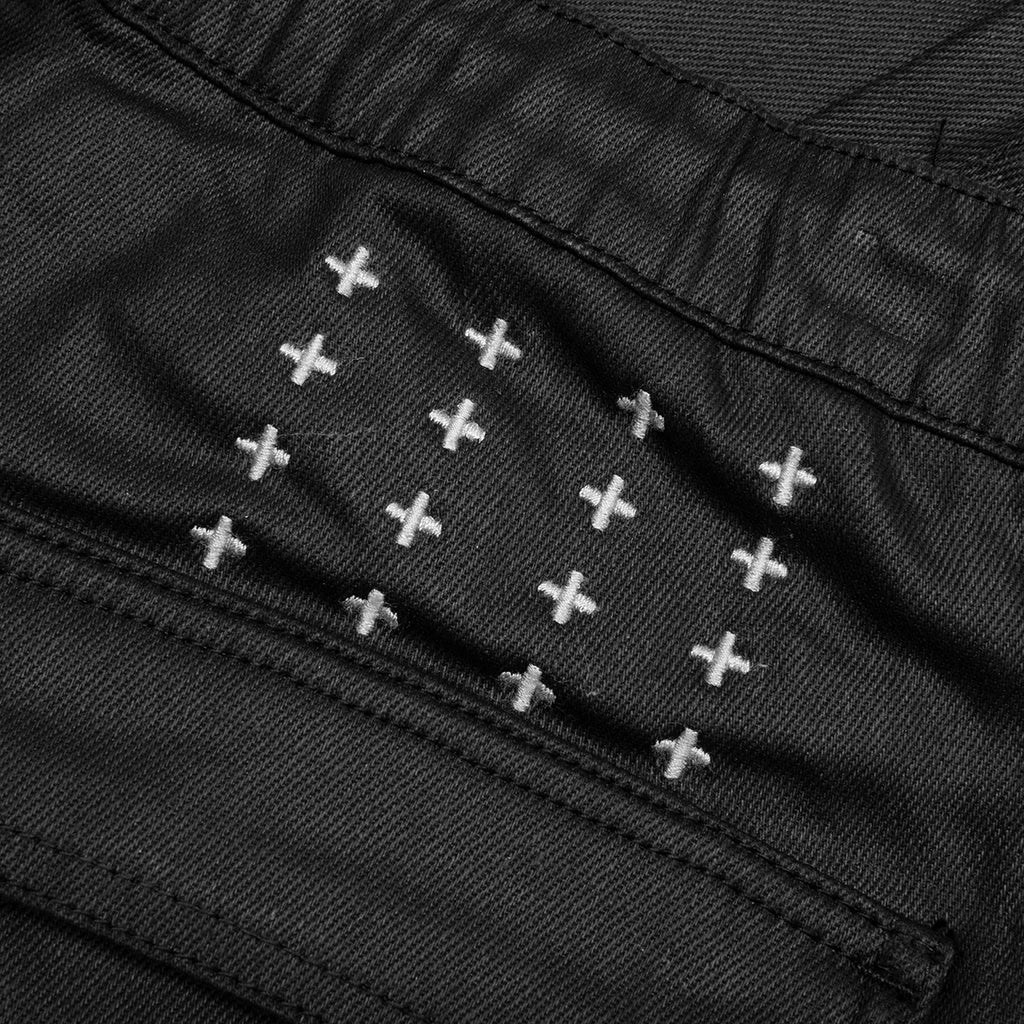 Fugitive Cargo Waxed Pants Black