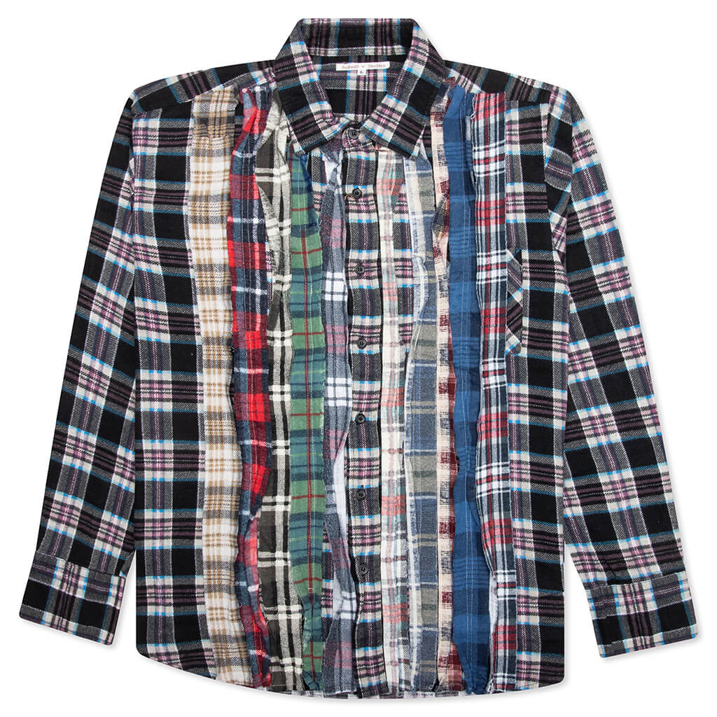 Ribbon Flannel Shirt Assorted