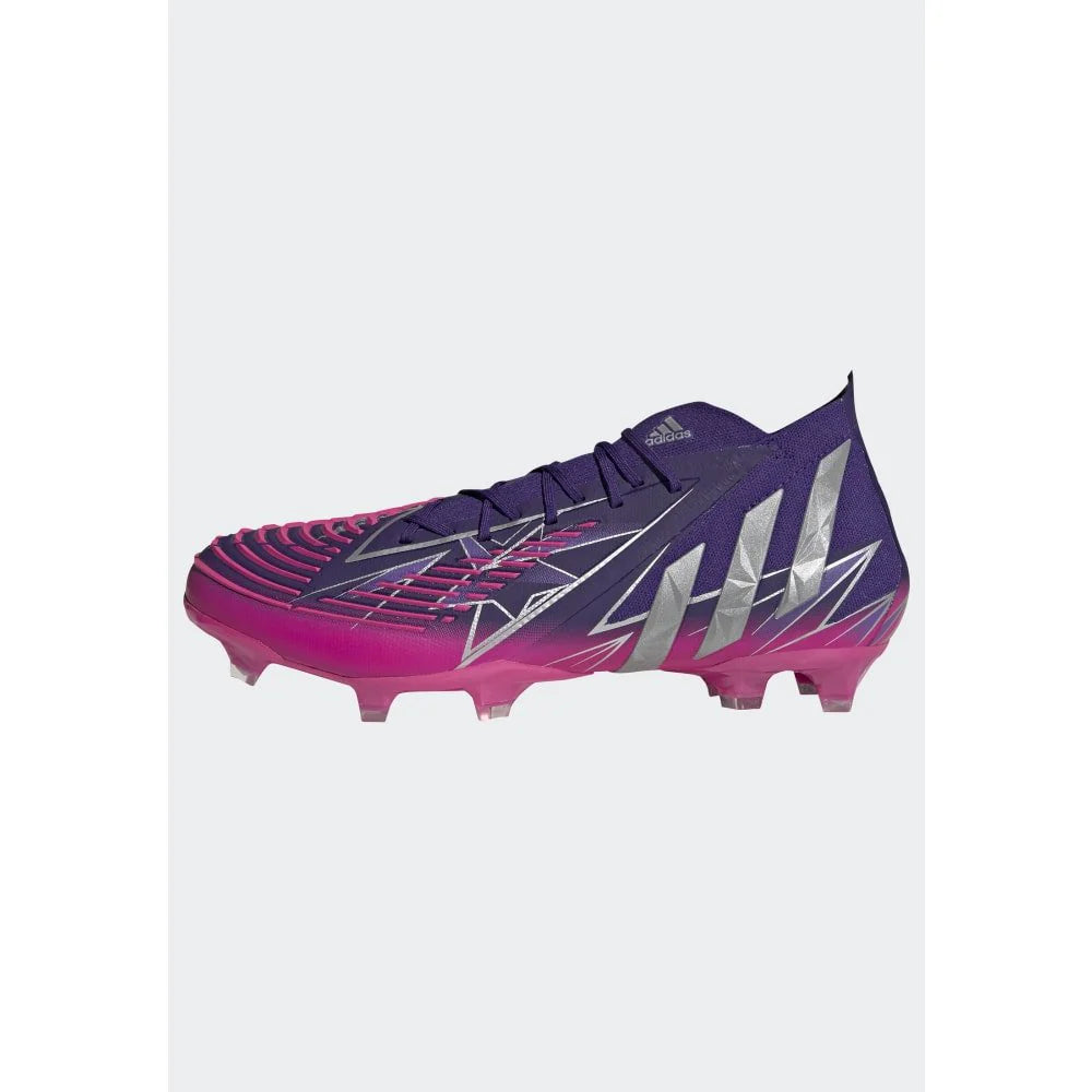 adidas Predator Edge1 FG Firm Ground Boots College Purple Silver Metallic Shock Pink